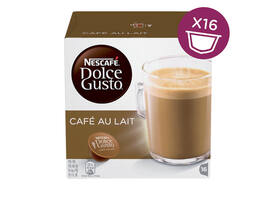 Koffiecups Dolce Gusto cafe au lait 16 stuks