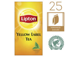 Thee Lipton yellow label 25x1.5gr