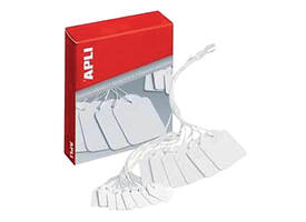 Label Apli karton nr 383 7x19mm wit 1000 stuks
