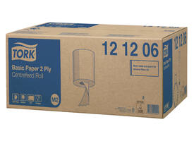 Poetspapier Tork M2 Basic Universal 2-laags 160m wit 121206