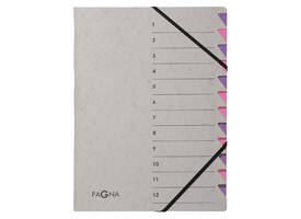 Sorteermap Pagna Easy A4 12 tabs paars/lila