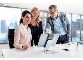 Tablethouder Durable voor bureau of tafel
