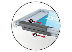 Badge Durable 8921 Pushbox duo 10 stuks