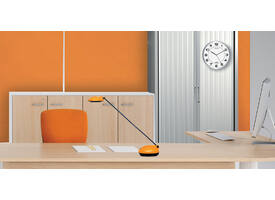 Wandklok Unilux Attraction Ø 22cm lichtgrijs/wit