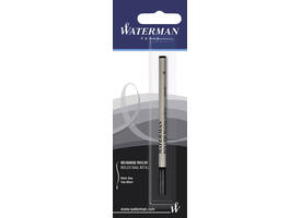 Rollerpenvulling Waterman fijn zwart blister à 1 stuk
