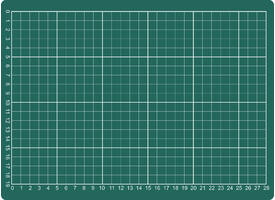 Snijmat A4 300x220mm groen