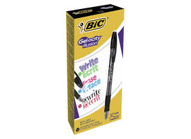 Gelschrijver Bic Gel-ocity illusion medium zwart