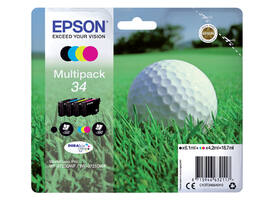 Inktcartridge Epson 34 T3466 zwart + 3 kleuren