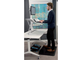 Vloermat Fellowes voetensteun Activefusion zwart