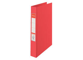 Ringband Esselte Vivida A4 19mm 30% gerecycled PP folie rood