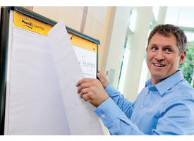 Meeting chart Post-it 559 Super Sticky 63.5x76.2mm wit 4+2 gratis