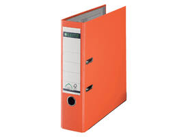Ordner Leitz 1010 180° 80mm PP A4 oranje
