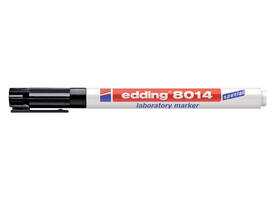 Viltstift edding 8014 laboratorium rond 1mm zwart