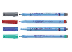 Viltstift Staedtler Lumocolor 305 non permanent correctable F zwart