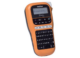Labelprinter Brother P-touch TZe PT-E110VP draagbaar qwerty 12mm oranje