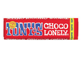 Chocolade Tony's Chocolonely melk reep 50gr