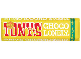Chocolade Tony's Chocolonely melk noga reep 47gr