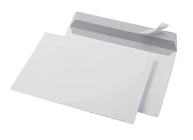 Envelop Quantore bank C6 114x162mm zelfklevend wit 25 stuks