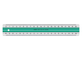Liniaal Linex super S20 20cm transparant