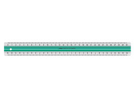 Liniaal Linex super S30 30cm transparant
