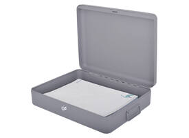 Documentenkist Pavo 370x280x90mm donkergrijs