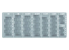 Muntinzetbak Pavo 275x110x20mm grijs