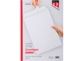 Envelop Quantore akte C4 229x324mm zelfklevend wit 25 stuks