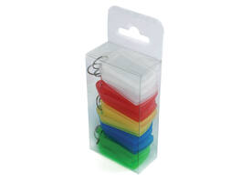 Sleutellabel Pavo met schuifelement assorti 15 stuks