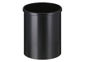 Papierbak Vepabins rond Ø25.5cm 15 liter zwart