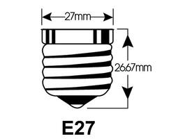 Ledlamp Integral E27 2700K warm wit 4.2W 470lumen