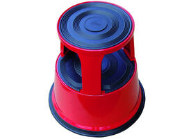 Opstapkruk Desq 420mm metaal rood