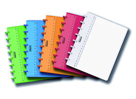 Schrift Adoc A5 lijn 144 pagina's 90gr assorti