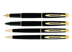 Rollerpen Waterman Hémisphère matt black GT fijn