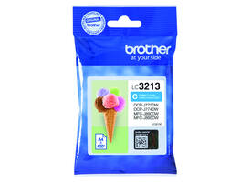 Inktcartridge Brother LC-3213C blauw