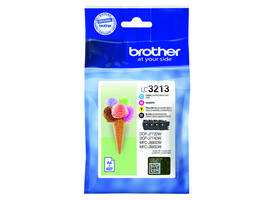 Inktcartridge Brother LC-3213 zwart + 3 kleuren
