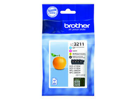 Inktcartridge Brother LC-3211 Zwart + 3 kleuren