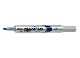 Whiteboardmarker Pentel MWL5S Maxiflo rond 1mm blauw