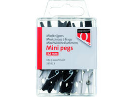 Miniknijper Quantore blister 34mm assorti 15 stuks