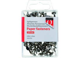 Splitpen Quantore blister 19mm zilver 100 stuks