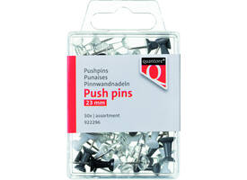 Push pins Quantore blister assorti 50 stuks