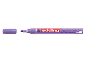 Paintmarker edding 751 op oliebasis 1-2mm metallic paars