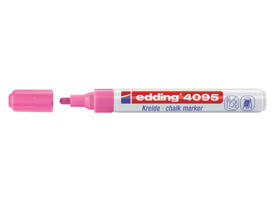 Krijtstift edding 4095 rond 2-3mm neon roze
