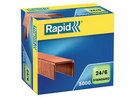 Nieten Rapid 24/6 verkoperd standaard 5000 stuks