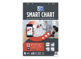 Flipoverpapier Oxford smart 650x980mm ruit 90 gram 20 vel