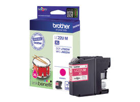 Inktcartridge Brother LC-22UM rood