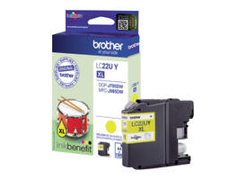 Inktcartridge Brother LC-22UY geel