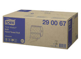 Handdoekrol Tork H1 Matic Advanced 2-laags 150m wit 290067
