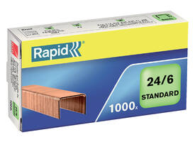 Nieten Rapid 24/6 verkoperd standaard 1000 stuks