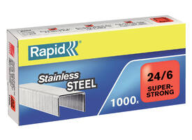 Nieten Rapid 24/6 RVS superstrong 1000 stuks