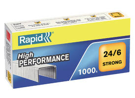 Nieten Rapid 24/6 gegalvaniseerd strong 1000 stuks